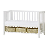 Linen mattress for crib, White, 120x60