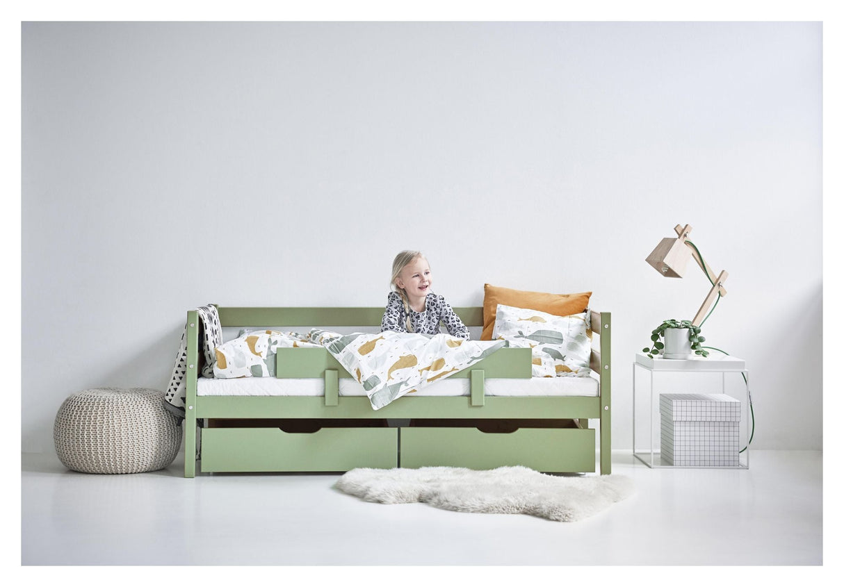 ECO Comfort Junior Bed 70x160, Pale Green