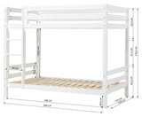 ECO Luxury Bunk Bed 120x200, White