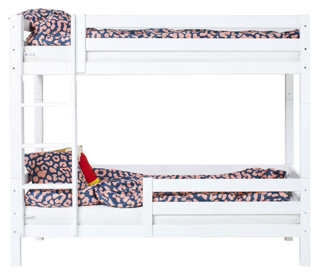 ECO Luxury Bunk Bed w. two bed horses 90x200, White