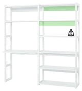 Hoppekids Storey Shelf - 1 section w. 2 shelves and writing plate