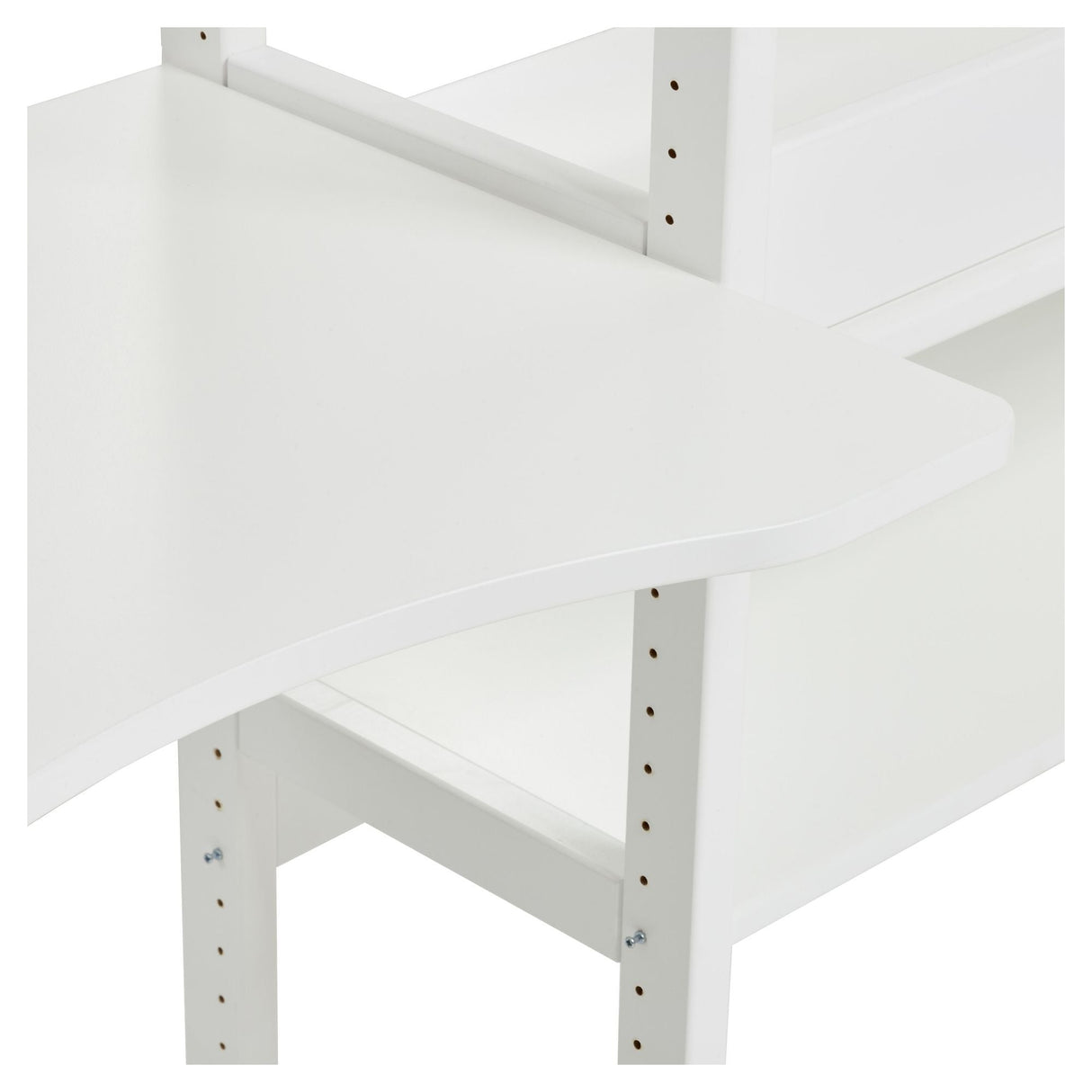 Hoppekids Storey Shelf - 2 sections w/4 shelves, 80 cm writing board and bed