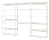 Hoppekids Storey Shelf - 3 sections w/12 shelves and writing board