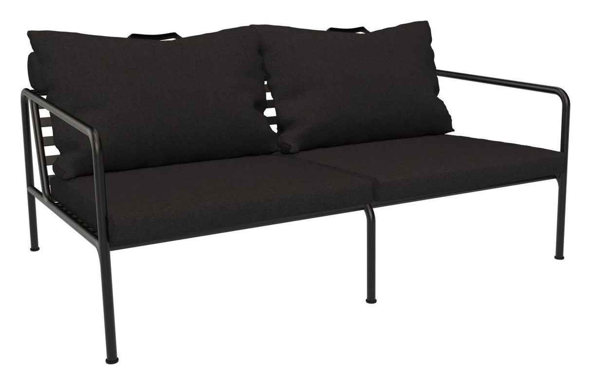 AVON 2-seater lounge sofa, Charcoal Sunbrella