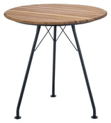 HOUE, CIRCUM Café table Ø74, Bamboo/Steel