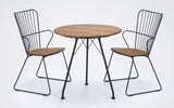 HOUE, CIRCUM Café table Ø74, Bamboo/Steel