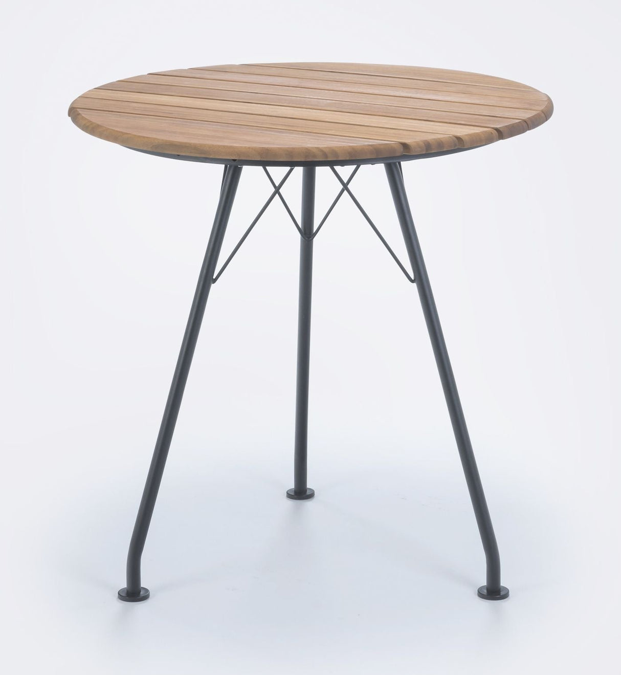 HOUE, CIRCUM Café table Ø74, Bamboo/Steel