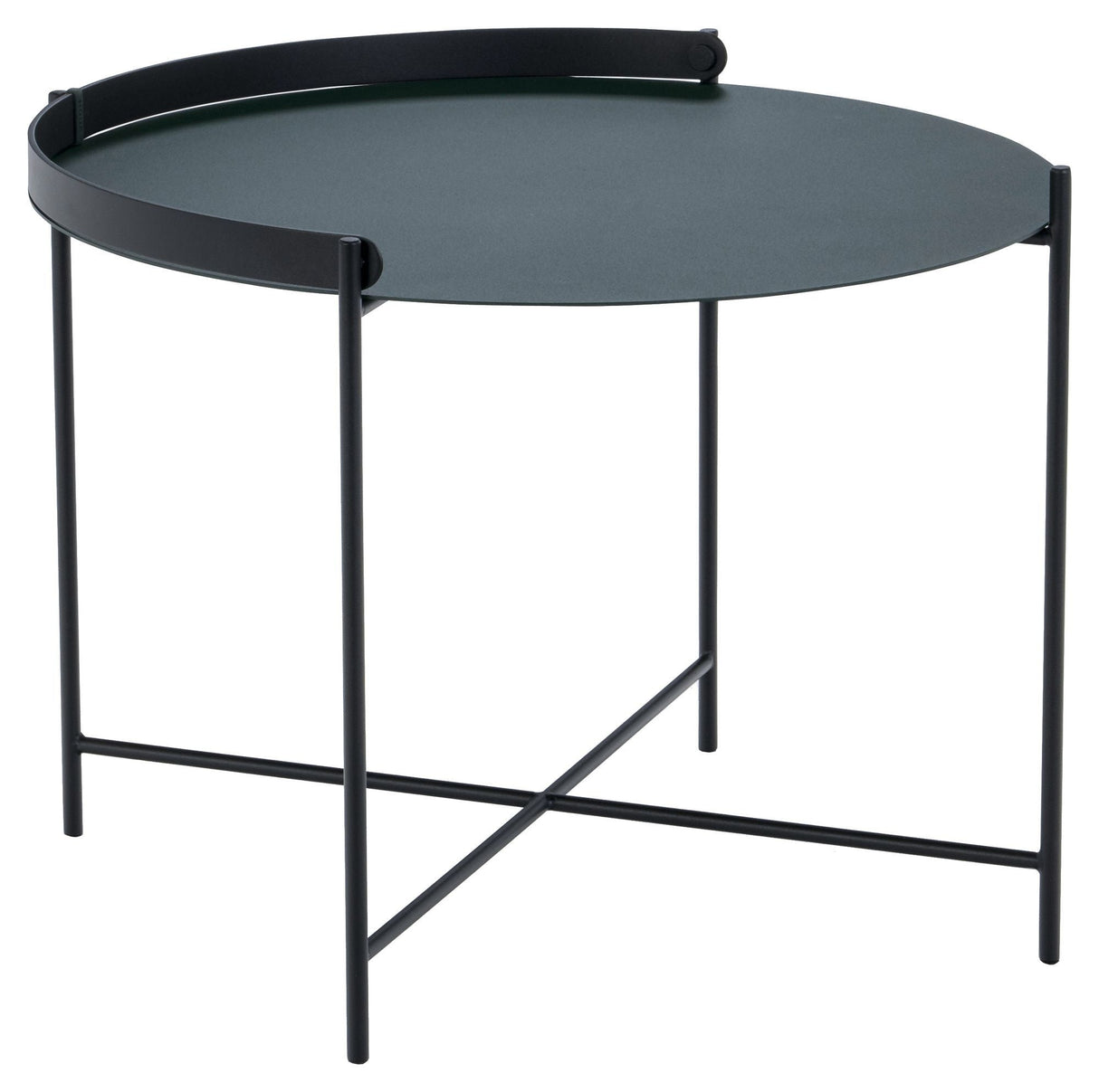 HOUE, EDGE Tray table Green, Ø62