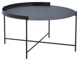 HOUE, EDGE Tray table, Black, Ø76