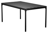 HOUE, FOUR Garden table 160x90, Black