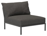 LEVEL 2 Lounge chair, Gray fabric