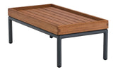 HOUE, LEVEL Lounge Table, Gray, Bamboo, 81x40