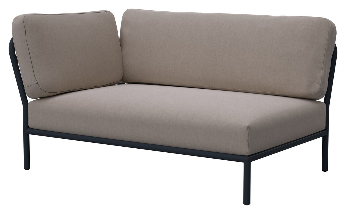 HOUE, LEVEL Lounge Bed, Left, Gray Sunbrella