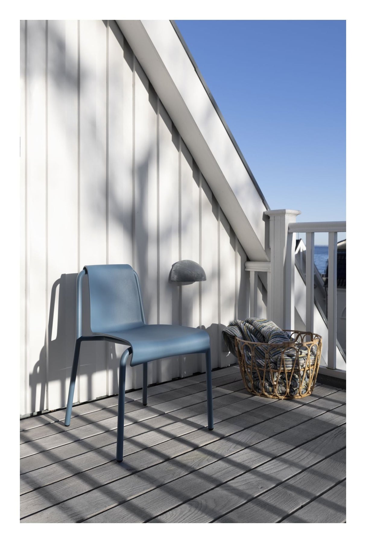 Nami Garden Chair, Powder Coated, Blue