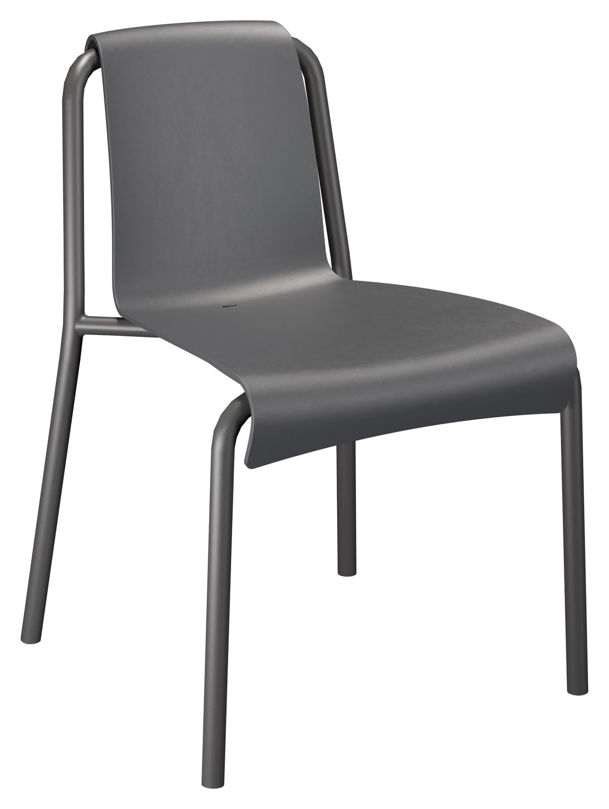 Nami Garden Chair, Powder Coated, Gray