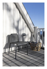 Nami Garden Chair, Powder Coated, Gray