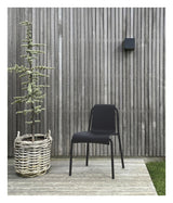 Nami Garden Chair, Powder Coated, Black