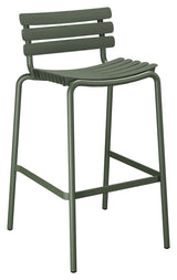 ReCLIPS Bar stool, Olive recycled plastic