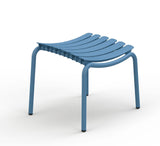 ReCLIPS Footstool with alu lamellas, Blue