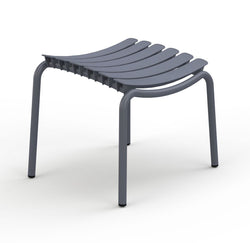 ReCLIPS Footstool with alu lamellas, Gray