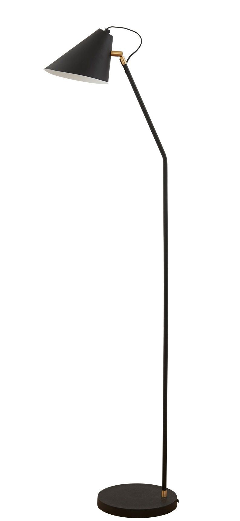 House Doctor Club Floor Lamp Brass