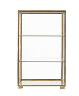 House Doctor Glass cabinet w/brass, 35x56.6cm