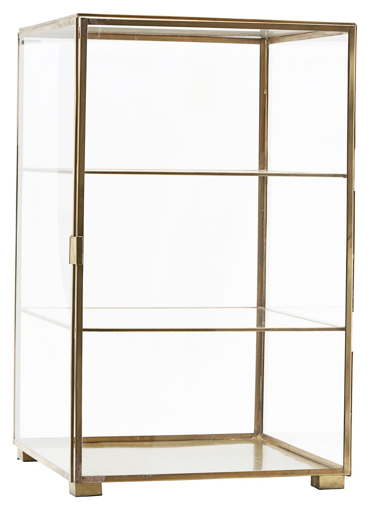 House Doctor Glass cabinet w/brass, 35x56.6cm