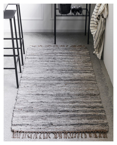 Hafi Rug 200x80 - Gray/Brown