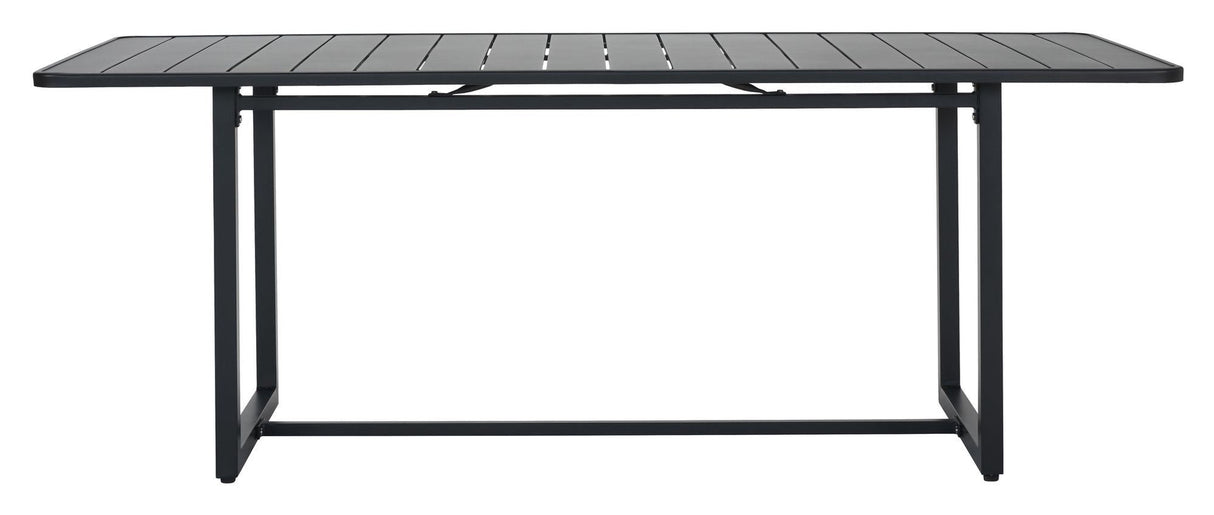 Helo Garden Table, 90x200, Black