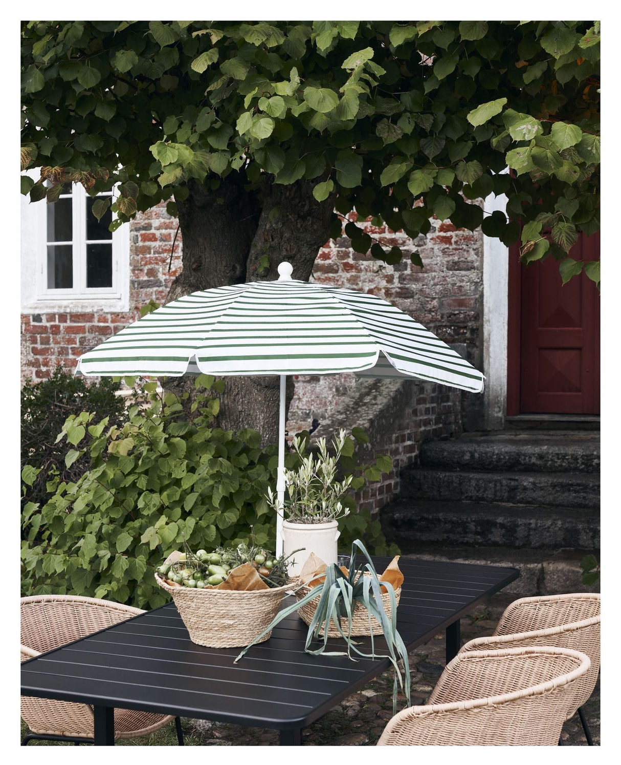 Helo Garden Table, 90x200, Black