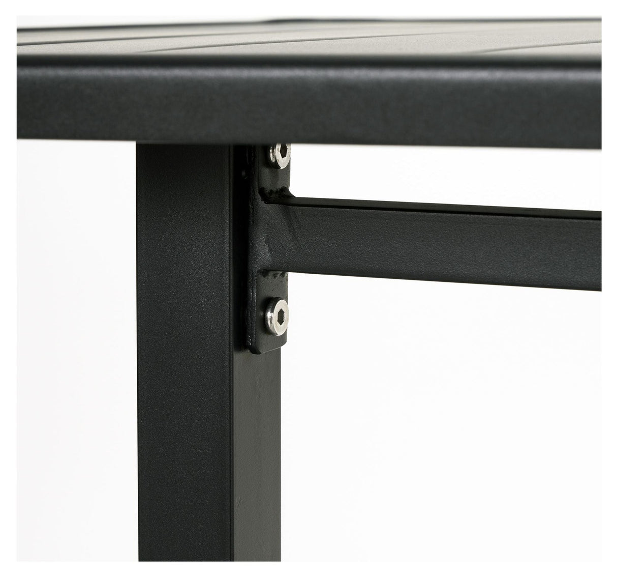 Helo Garden Table, 90x200, Black