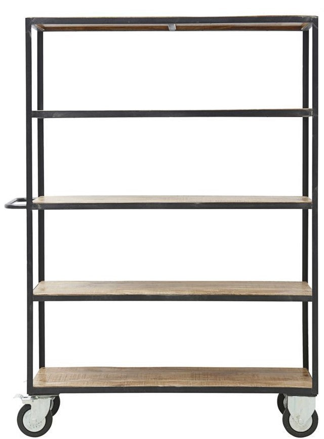 House Doctor High Rack w. 4 Wheels Nature/Black