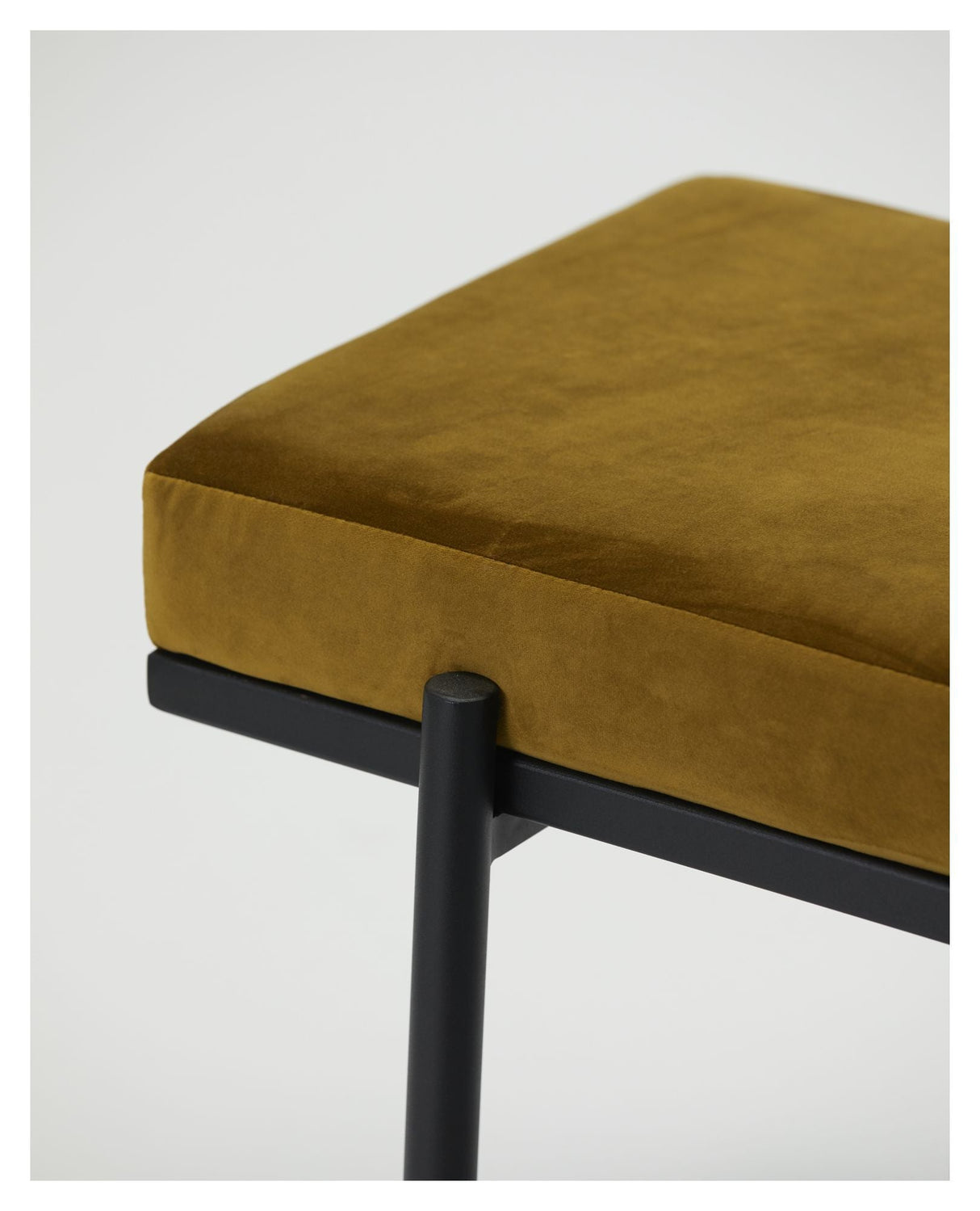 House Doctor Lao Bench, Olive velour