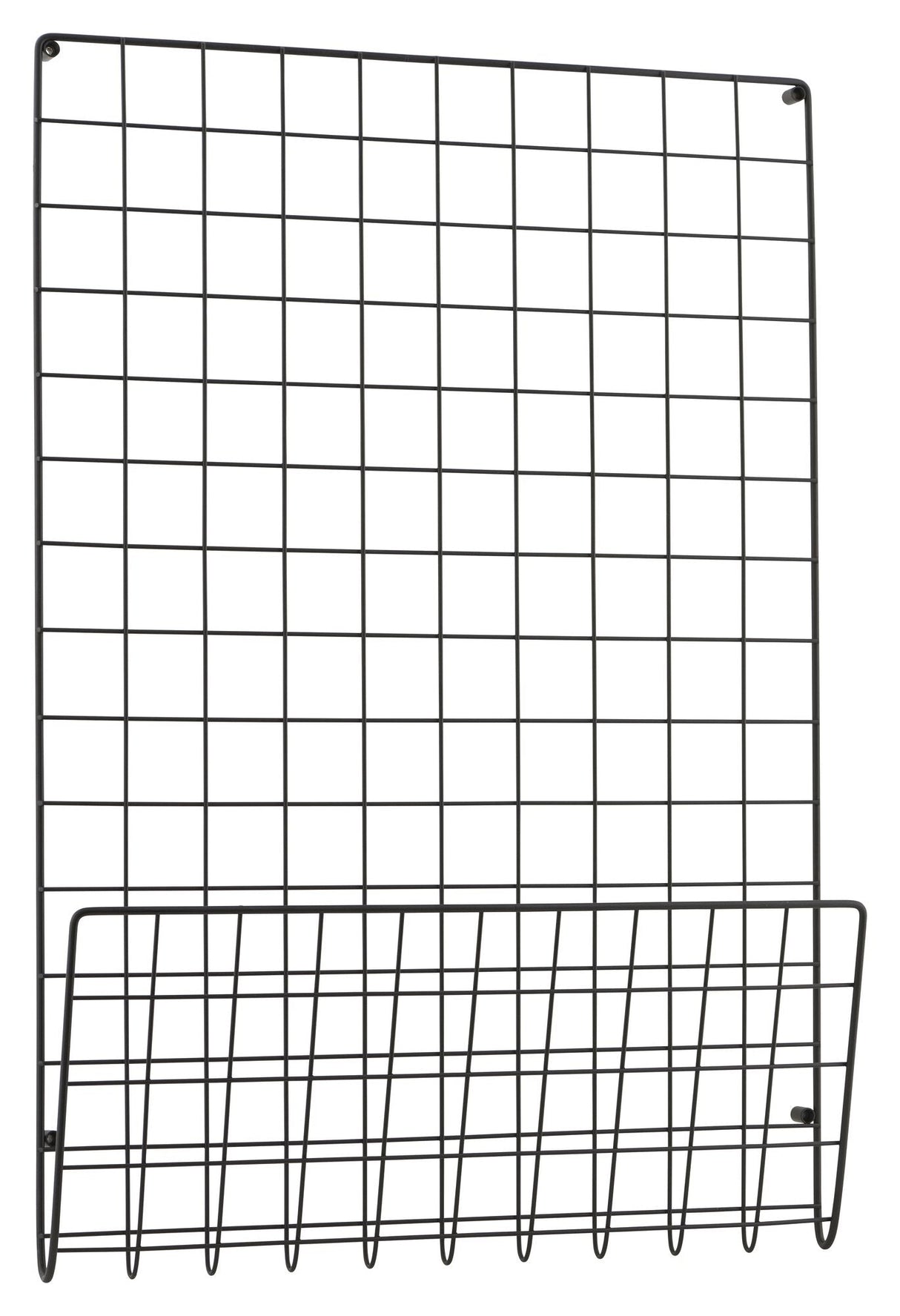 Mesh Notice Board - Black