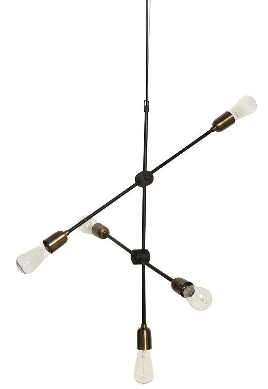 House Doctor Molecular Pendant Brass