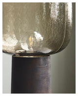 Note Table lamp - Brown-plated brass