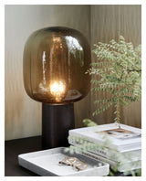 Note Table lamp - Brown-plated brass