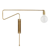 Swing Wall Lamp Brass L:70