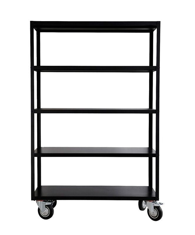 House Doctor Trolley Shelf w. 4 wheels Mat black