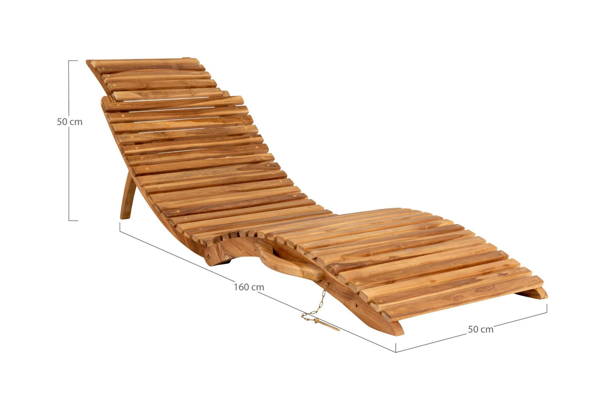 Arrieta Sunbed, Teak