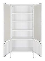 Brisbane Wine cabinet with 4 doors, White