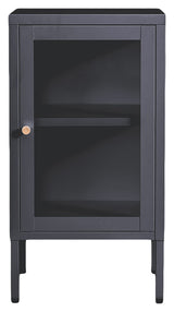 Dalby Cabinet w. glass door, Gray