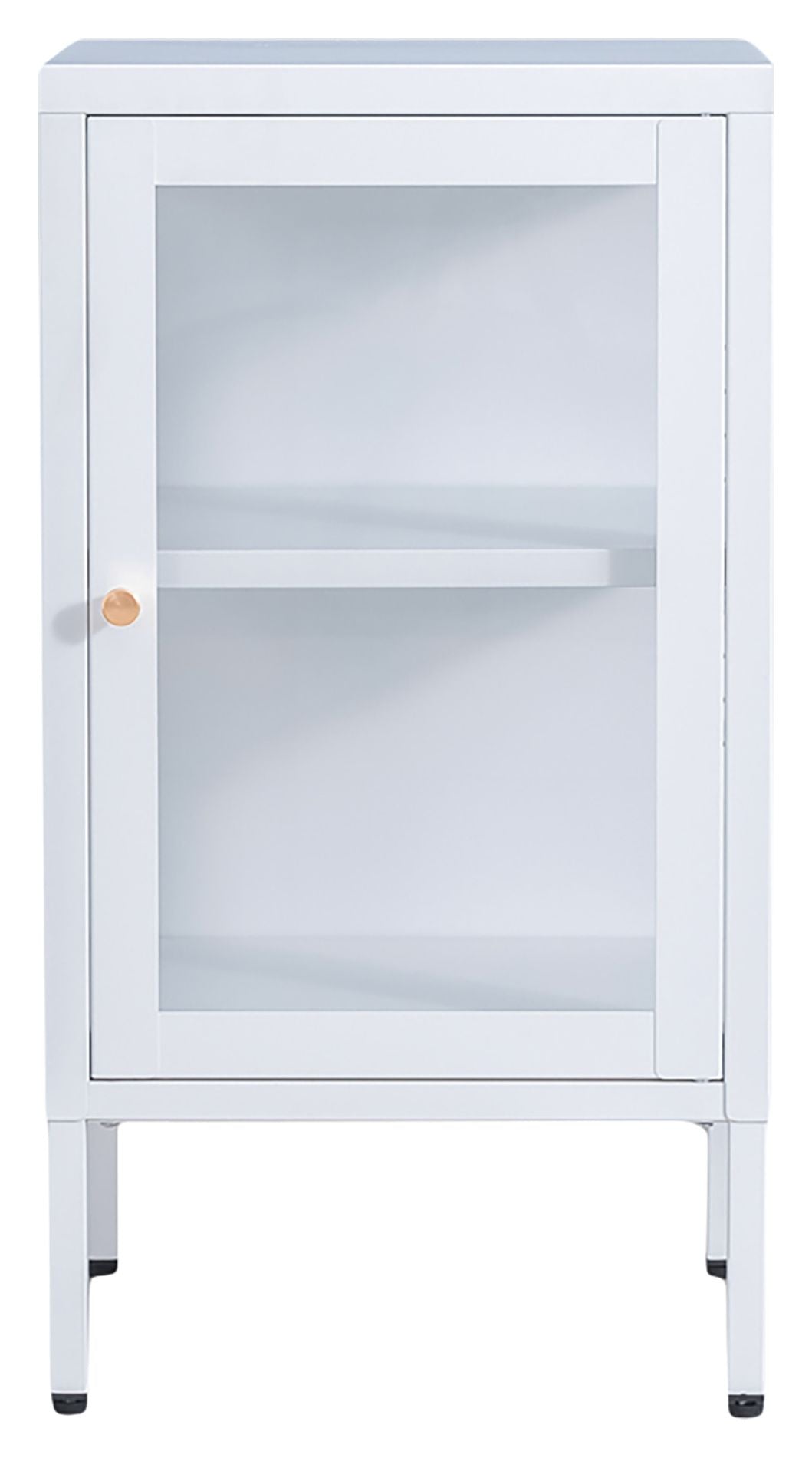 Dalby Cabinet w. glass door, White