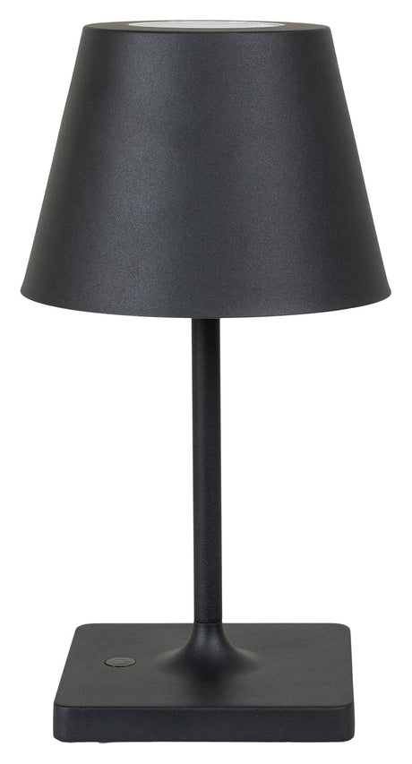 Dean Table Lamp, Black, Rechargeable