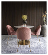 Geneva Dining chair, Rosa velour