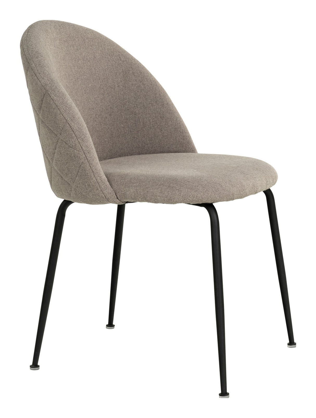 Geneva Dining chair, Stone with black legs