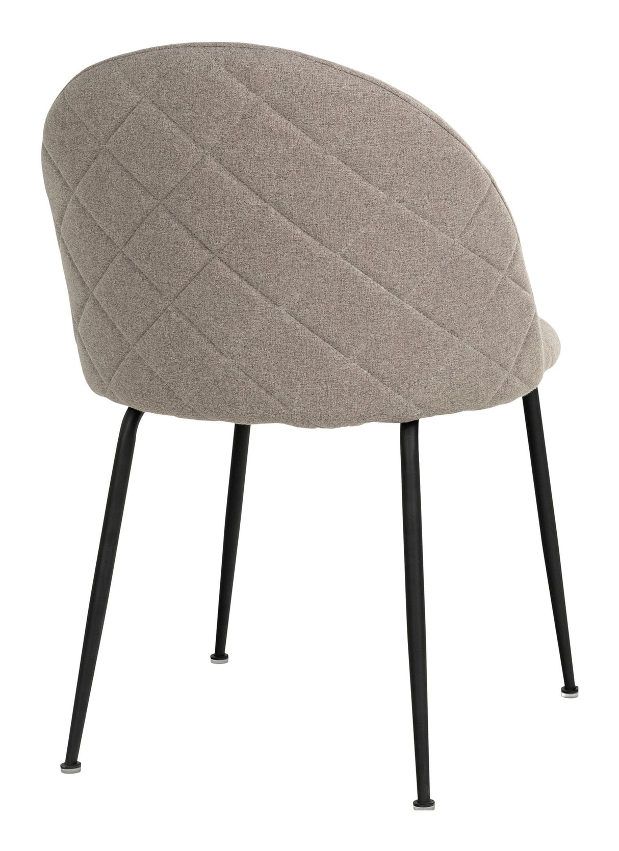 Geneva Dining chair, Stone with black legs