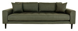 Lido 3-seater sofa, Olive green