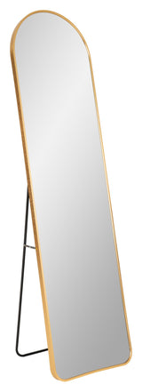 Madrid Mirror with frame in brass look, 40x150