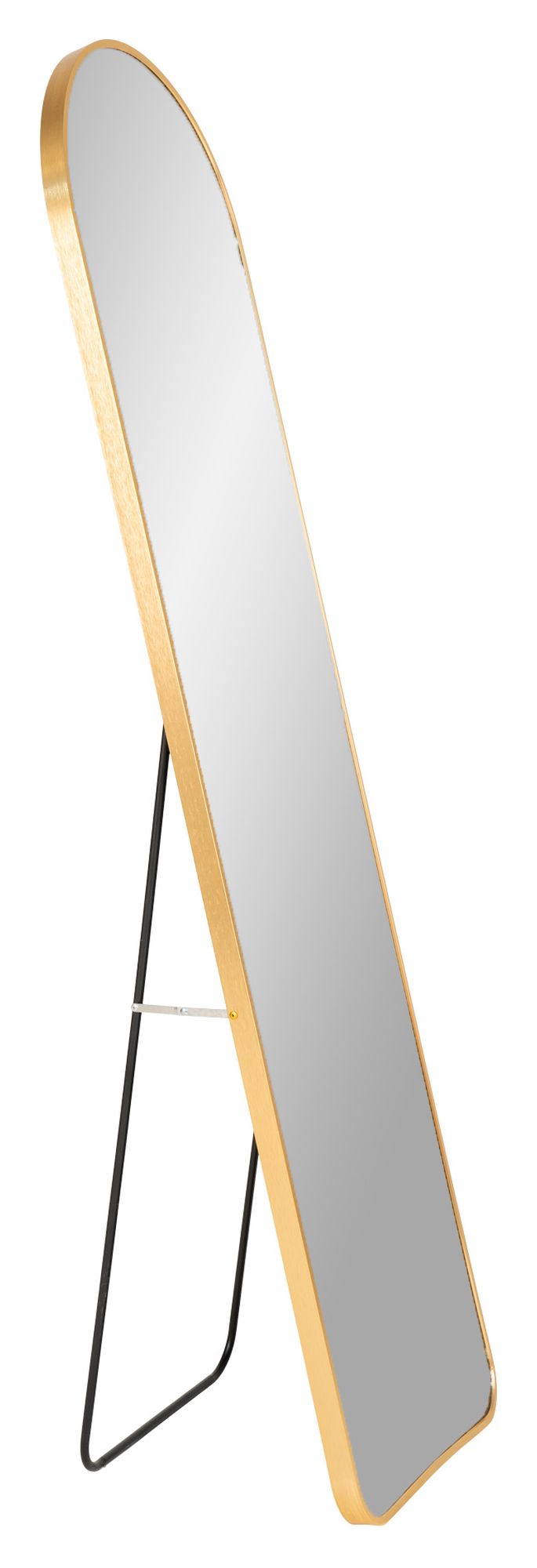 Madrid Mirror with frame in brass look, 40x150